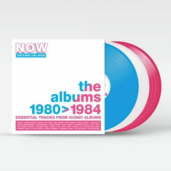 Now That's What I Call An Era: Albums 1980-1984 - Now That's What I Call An Era: The Albums 1980-1984 / Various - White, Pink & Blue Colored Vinyl - Music & Performance