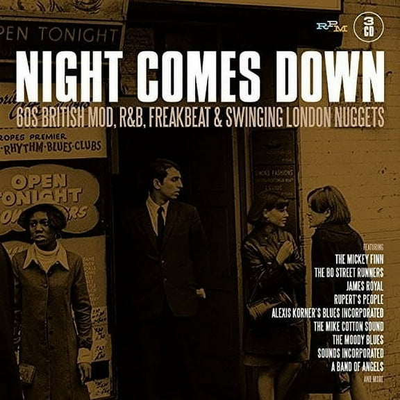 Various Artists - Night Comes Down: 60 British Mod R&B Freakbeat & Swingin London Nuggets - Music & Performance - CD