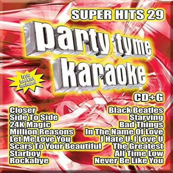 Various Artists - Party Tyme Karaoke: Super Hits, Vol. 29 - Karaoke - CD