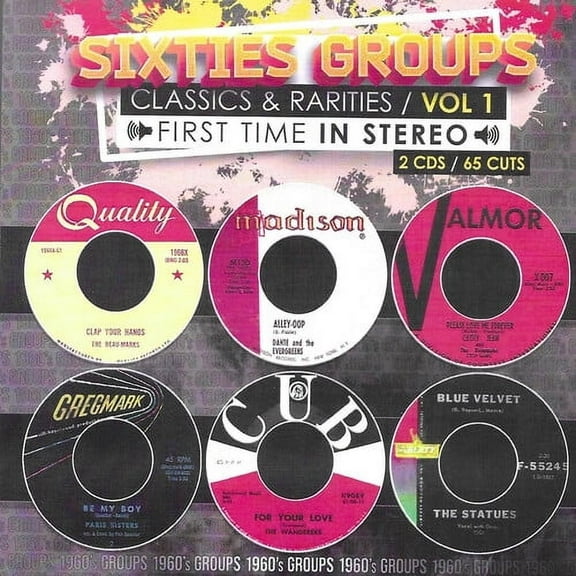 Various Artists - Sixties Groups Classics & Rarities First Time In Stereo, Vol. 1 - Music & Performance - CD