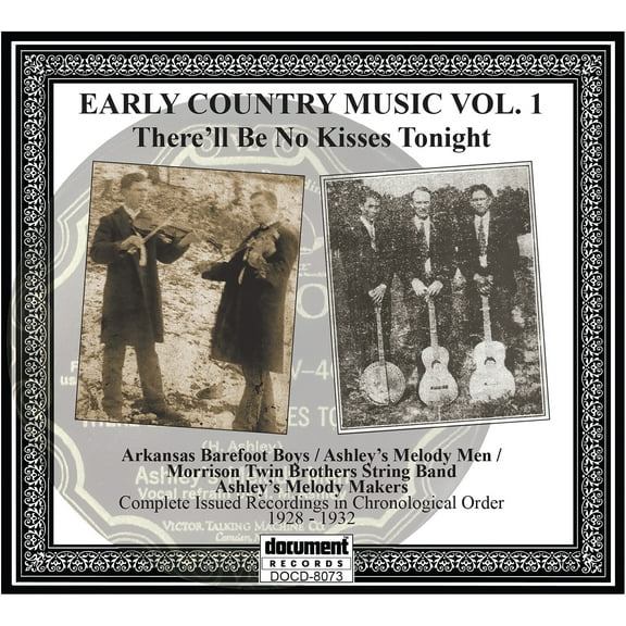 Various Artists - There'll Be No Kisses Tonight: Early Country Music Vol.1 (Various Artists) - Music & Performance - CD