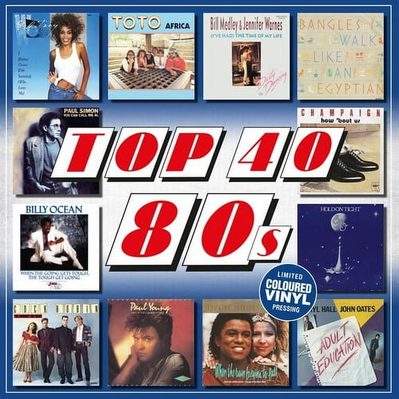 Various Artists - Top 40 80s / Various - 140-Gram Colored Vinyl