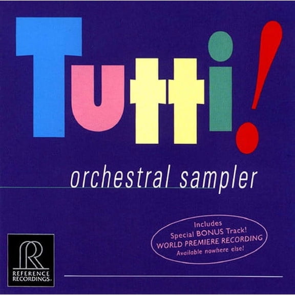 Various Artists - Tutti Orchestral Sampler / Various - Music & Performance - CD