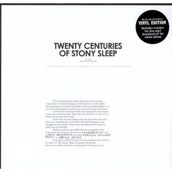 Various Artists - Twenty Centuries Of Stony Sleep - Rock - Vinyl