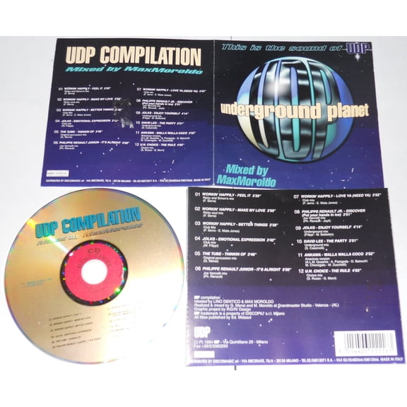 Various Artists UDP Compilation Mix By Maxmoroldo (CD)