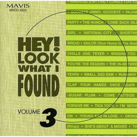 Various Artists - Vol. 3-Hey! Look What I Found - Opera / Vocal - CD