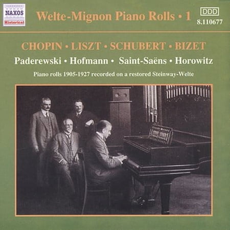 Various Artists - Welte-Mignon Piano Rolls - Classical - CD