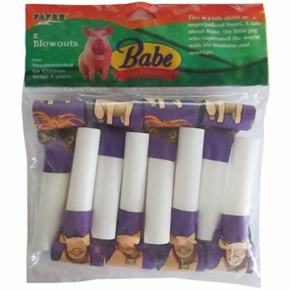 Various Assorted Plastic Birthday Party Noisemakers, 8 Count