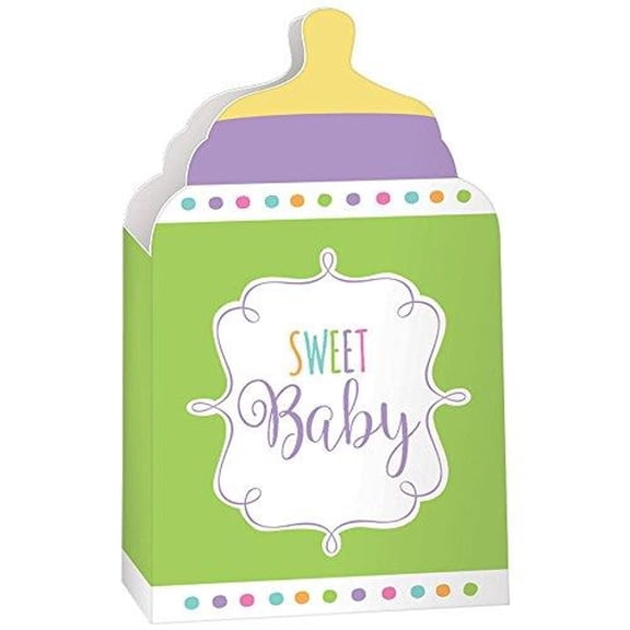 Various Baby Shower Sweet Baby Bottle Shaped Party Favors, 24-Count