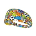 thumbnail image 1 of Various Balls Headbands for Women Men, Workout Elastic Sweat Band for Yoga Running Cycling Gym Exercise Non Slip Head Bands for Women's Hair, 1 of 5