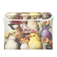 thumbnail image 1 of Various Birds Large Storage Bins with Linen Collapsible Lid Storage Box 16.7 x 12.6 x 11.8in, 1 of 7