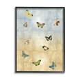 thumbnail image 1 of Various Butterfly Insect Pattern Animals & Insects Graphic Art Black Framed Art Print Wall Art, 1 of 7