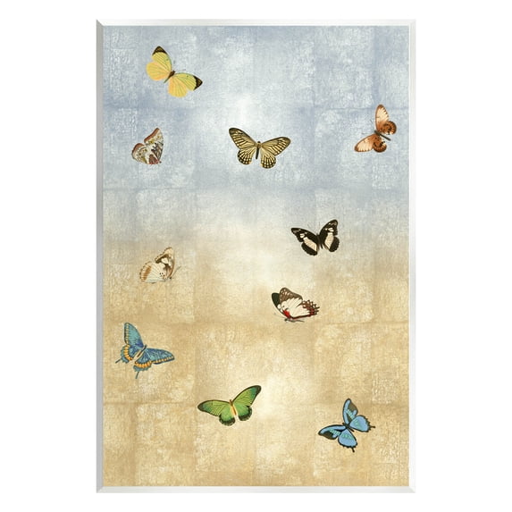 Various Butterfly Insect Pattern Animals & Insects Graphic Art Unframed Art Print Wall Art