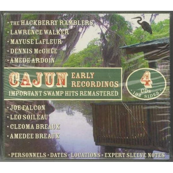 Various - Cajun Early Recordings Important Swamp Hits Remastered - 4CD