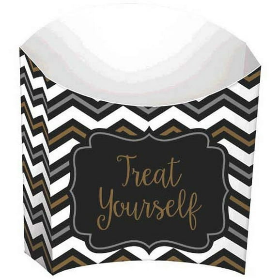 Various Chevron Food Storage Snack Containers, 24 Count