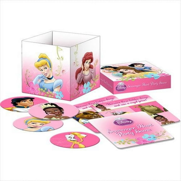 Various Child Disney Princess Scavenger Hunt Party Game