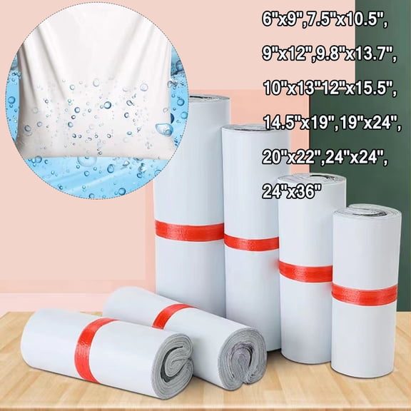 Various Color Poly Mailers Shipping Envelopes Bags,4.8Mil Strong Adhesive Shipping and Packing Bags for Clothing, Waterproof and Tear-Proof Shipping Envelopes