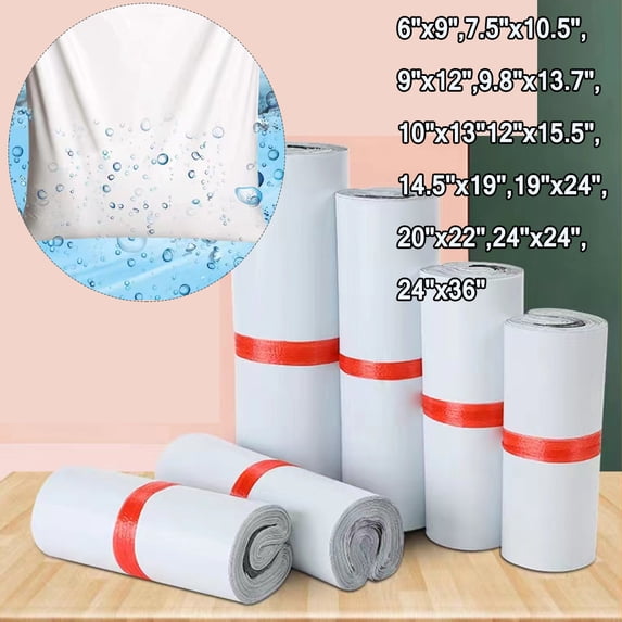 Various Color Poly Mailers Shipping Envelopes Bags,4.8Mil Strong Adhesive Shipping and Packing Bags for Clothing, Waterproof and Tear-Proof Shipping Envelopes