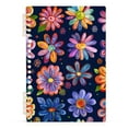 thumbnail image 1 of Various Cute Flower Notebooks 1-subject Journal 60 Sheets A5 College Ruled Paper Detachable Ring 8.3"x5.7", 1 of 8