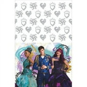 Various Descendants Plastic Tablecloth, 7.2 x 6.45 Inches, Cartoon, White