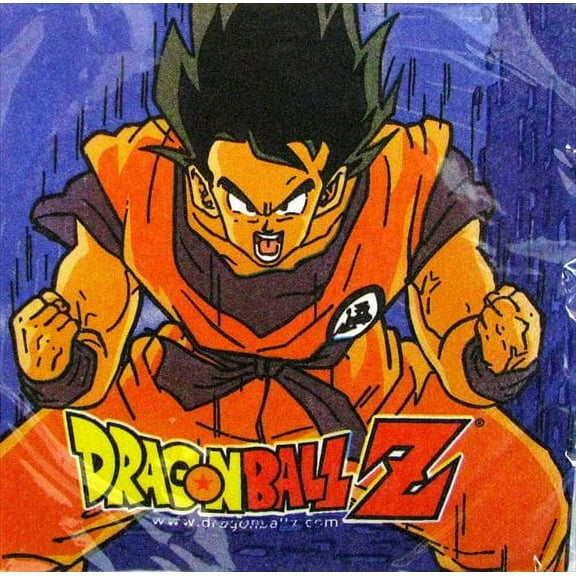 Various Dragon Ball Z Small Disposable Napkins, 16 Count