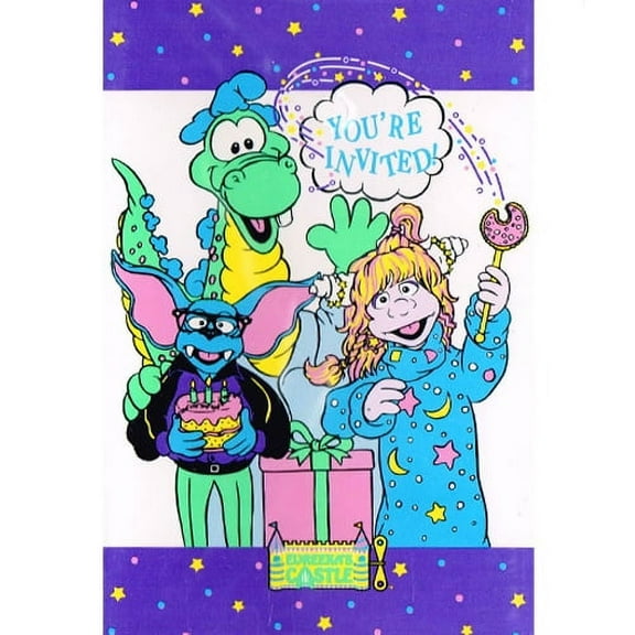 Various Eureeka's Castle Printed Invitations with Envelopes, 8 Count