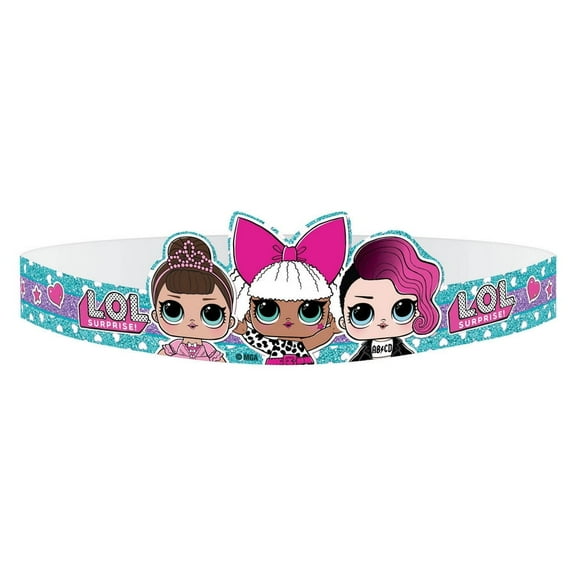Various Fancy LOL Surprise! Paper Tiaras 8ct
