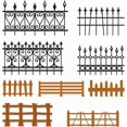 thumbnail image 1 of Various Fences Cutting Dies for Card Making Frame Dies Carbon Steel Cut Die Border Stencils Scrapbooking Embossing Template for DIY Paper Craft Photo Album Card Diary Journals Decoration, 1 of 9