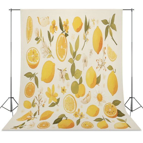 Various Fruits Backdrop Background for Photography Photo Booth Backdrop for Photoshoot Background Screen Video Recording Parties Curtain