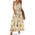 thumbnail image 1 of Various Fruits Design Sleeveless Dress Woman Fashion Long Dresses Women's Summer Suit Dress 2025, 1 of 7