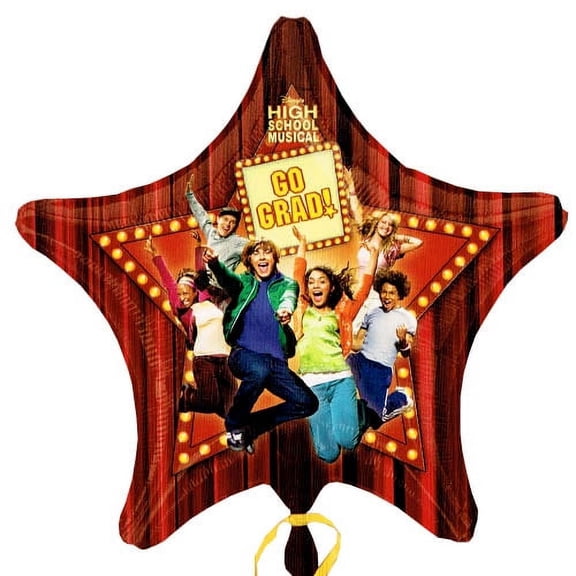 Various High School Musical Graduation Foil Mylar Star Balloon (1ct)