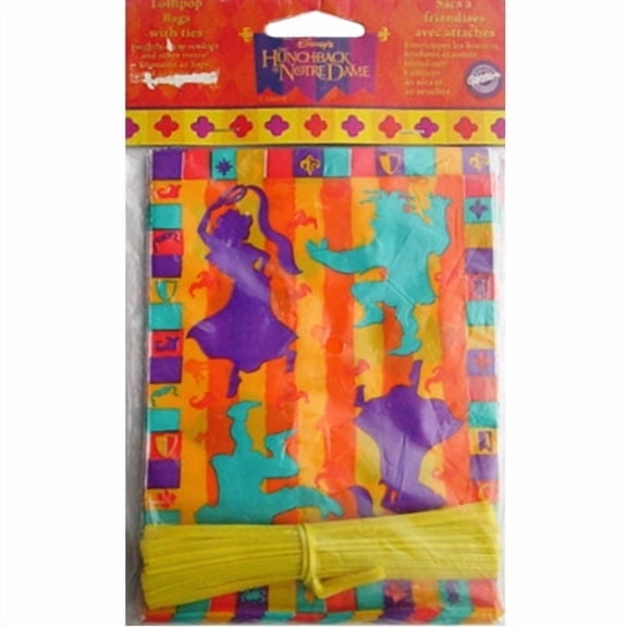Various Hunchback of Notre Dame Vintage 1996 Lollipop Bags, Assorted, 40 Count