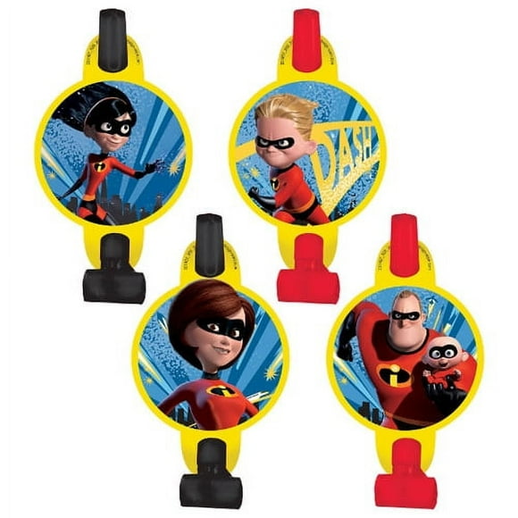 Various Incredibles 2 Blowouts / Favors, 8 Count