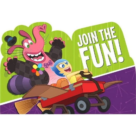 Various Inside Out Invitation Set w/ Envelopes (8ct) Includes: