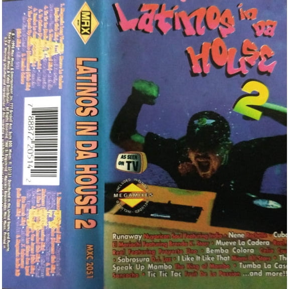 Various - Latinos In Da House 2 (Cassette) (Mint (M))