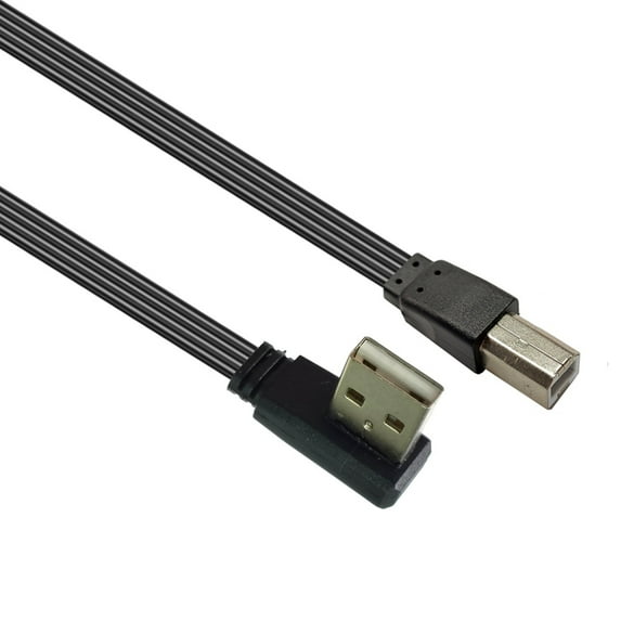 Various Length USB to USB B Printer Cord Plastic Texture Suitable for Multiple Operating Systems and Peripherals Devices