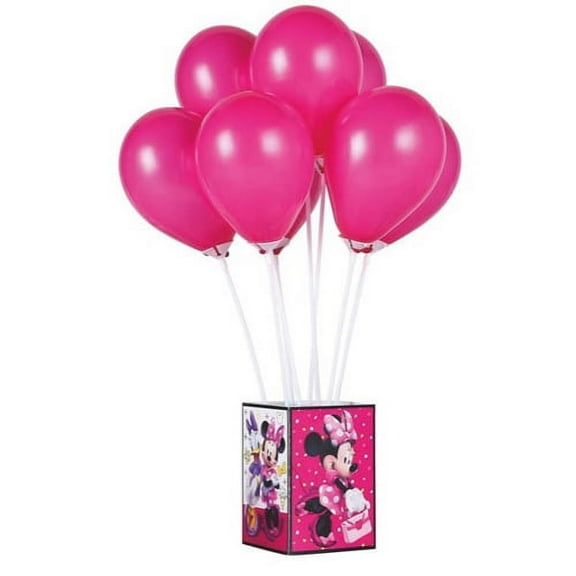 Various Minnie Mouse 'Happy Helpers' Mini Air-Filled Balloon Centerpiece