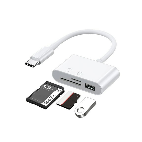 Various Port USB C Card Reader Slots Fast Speed Transmission Travel Friendly Build for Photographers Professional