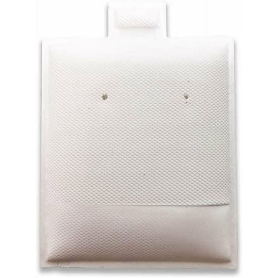 Various Puff Earring Cards, Jewelry Display Pack of 100 Choose your Size & Color
