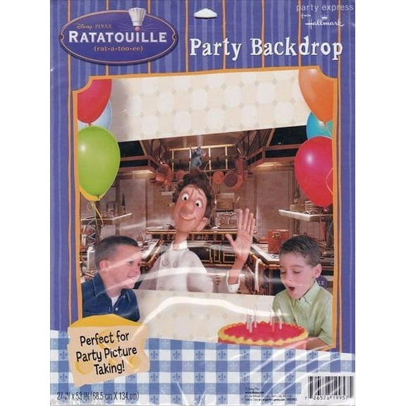 Various Ratatouille Lightweight 5x7in Party Backdrop Paper, Multicolor