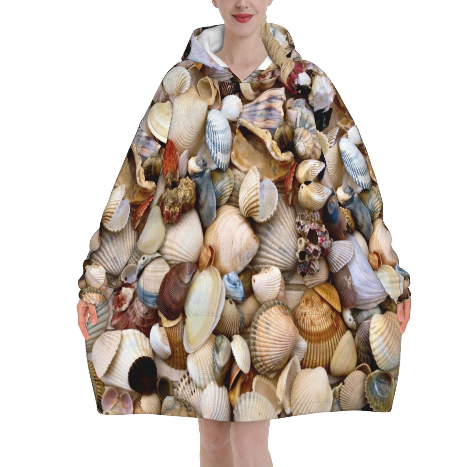 Various Shells Oversized Blanket Hoodie Wearable Blanket Hoodie For