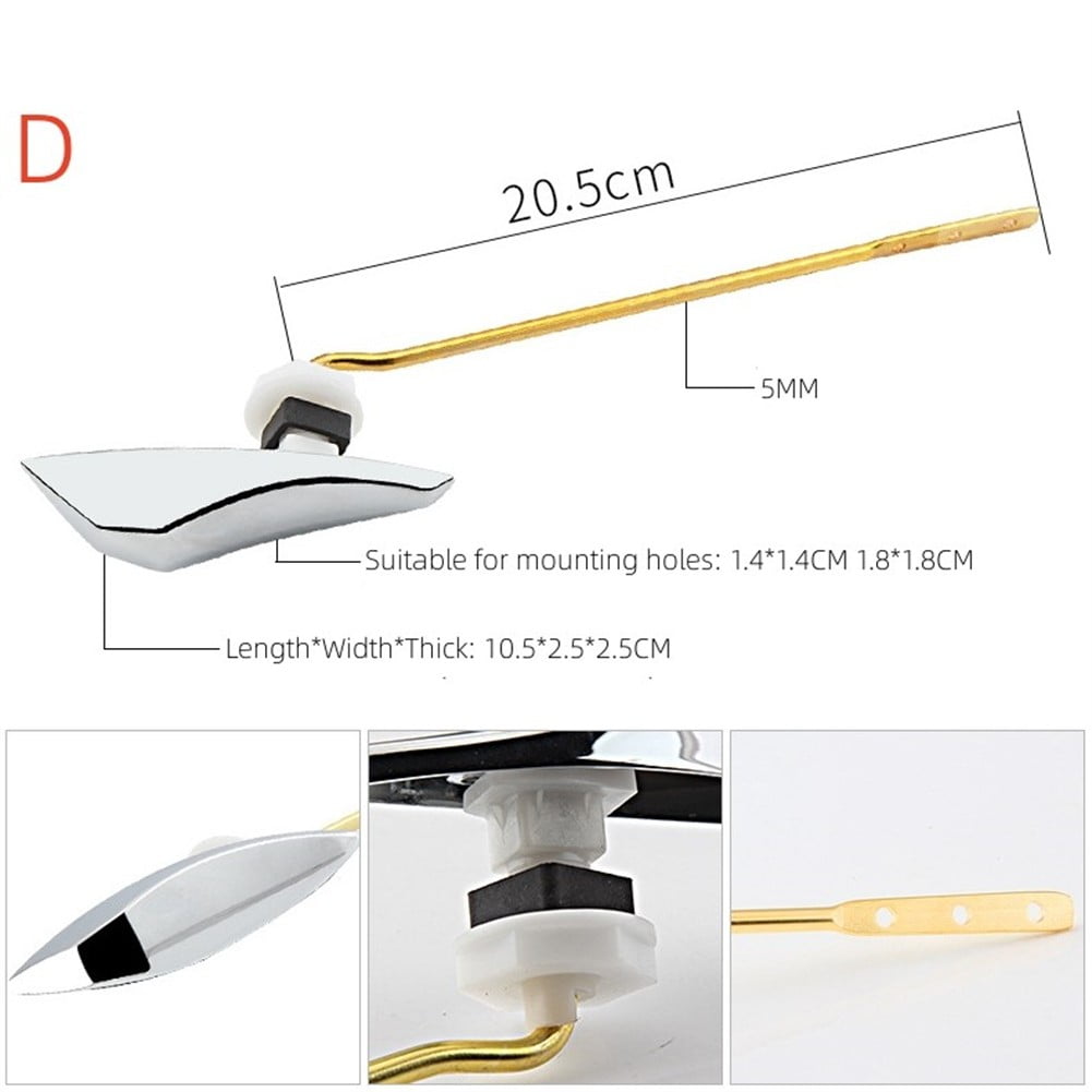 Various Sizes Toilet Tank Flush Lever Toilet Handle Trip Levers Fit