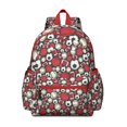thumbnail image 1 of Various Sport Balls Seamless Backpack for School,Schoolbag with Adjustable Shoulder Straps & Padded Back,13.4"x11"x4.7", 1 of 6