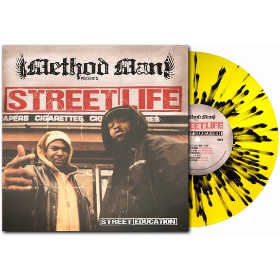 Method Man - Street Education 20th Anniversary Edition - Limited Deluxe Edition Yellow & Black Splatter Vinyl - Music & Performance