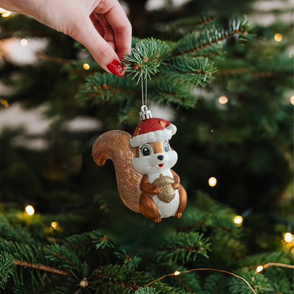 Various Style Plastic Christmas Tree Hanging Ornaments - Festive Decor Pendants for Home and Gift Giving