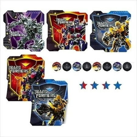 Various Transformers Durable Kid's Decoration Kit Party Favor, 7 Pack