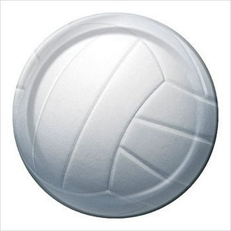 Various Volleyball Party Disposable Paper Plates, 7", 8 Count, (1 Pack)