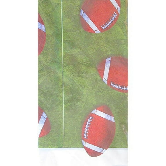 Various Waterproof Football Modern Multicolor Printed Plastic Tablecloth