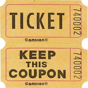 Various Yellow Double-Ticket Rolls, 2000 Count