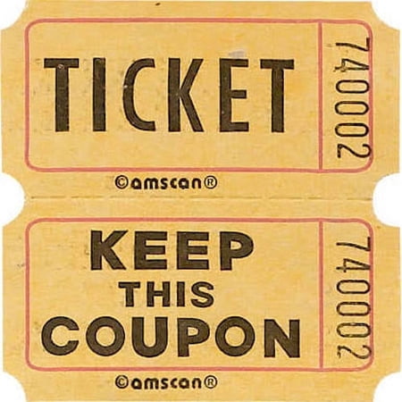 Various Yellow Double-Ticket Rolls, 2000 Count